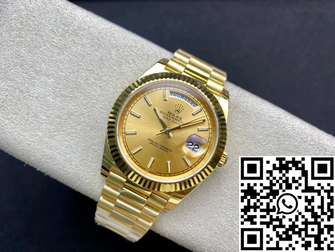 Premium Rolex Day Date M228238-0003 40MM EW Factory Gold Dial 928