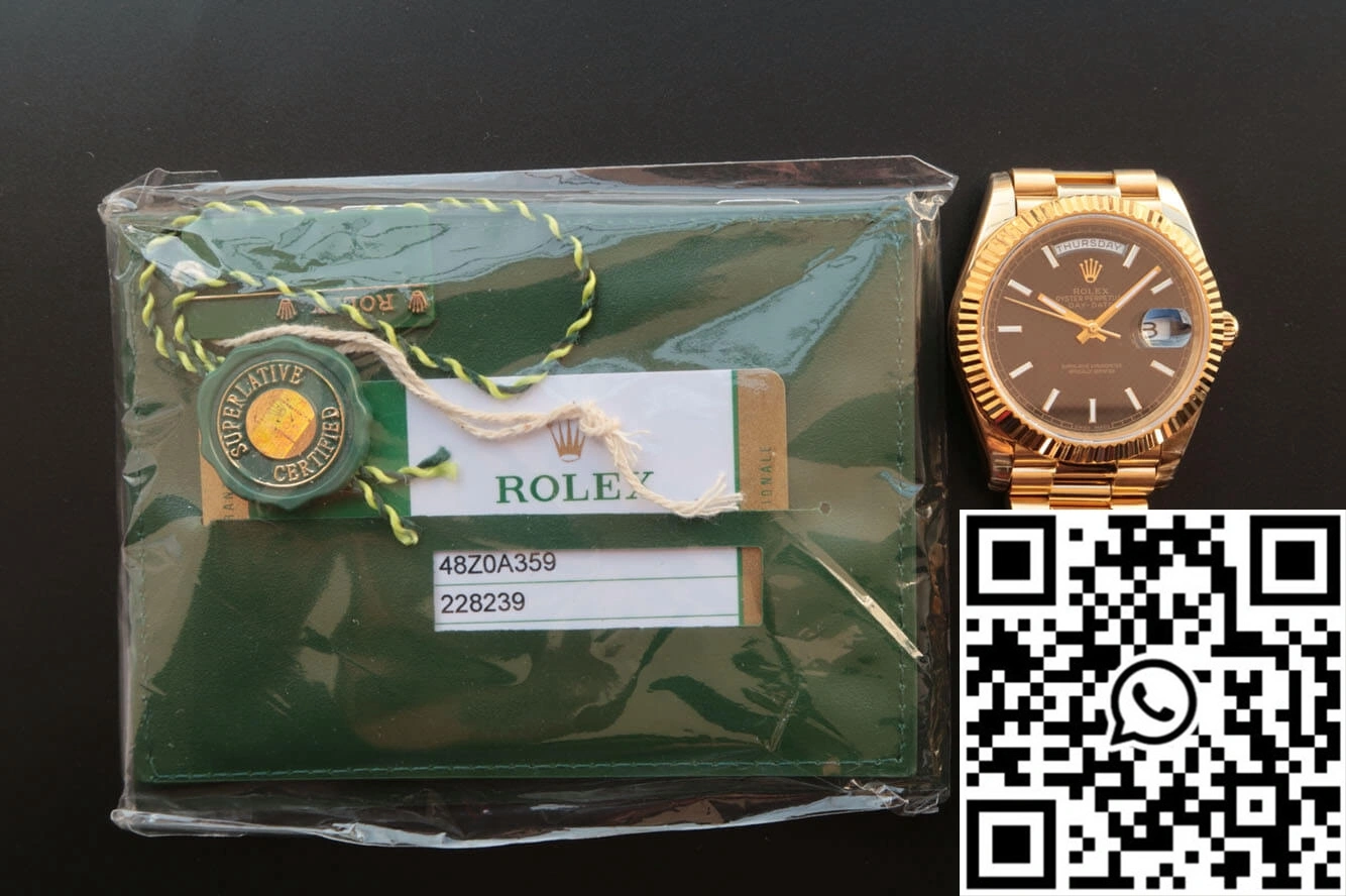 Rolex Day Date M228238-0004 EW Factory Yellow Gold Minimalist 953