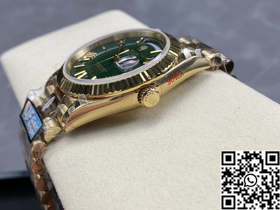 Rolex Day Date M228238-0061 QF Factory v5 Tungsten Steel Green Dial Contemporary 1003