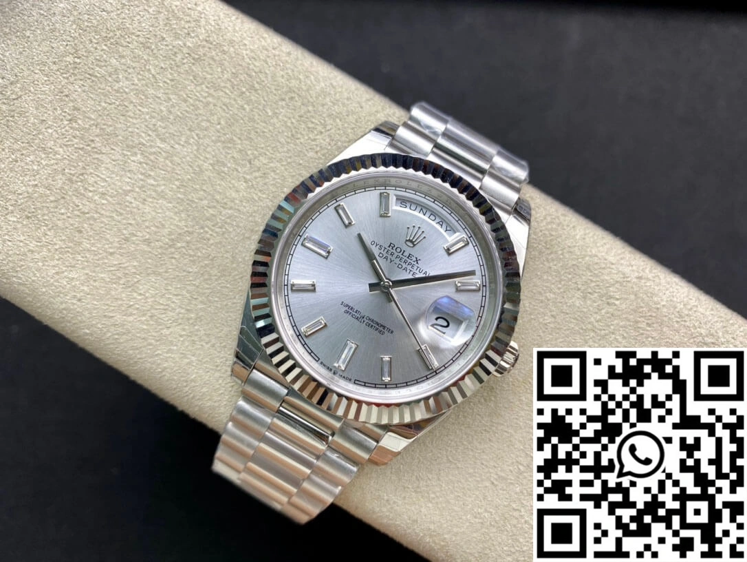 MultiPurpose Rolex Day Date M228239-0003 EW Factory Silver Dial 1018