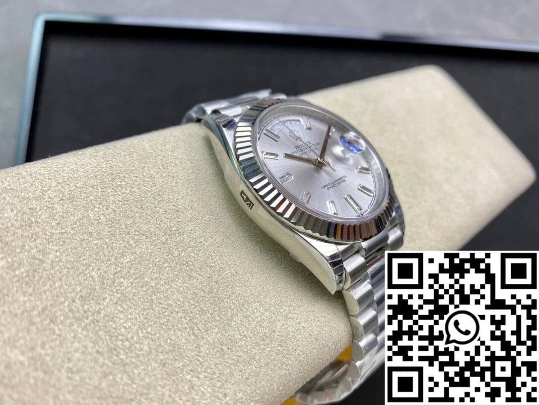 MultiPurpose Rolex Day Date M228239-0003 EW Factory Silver Dial 1018