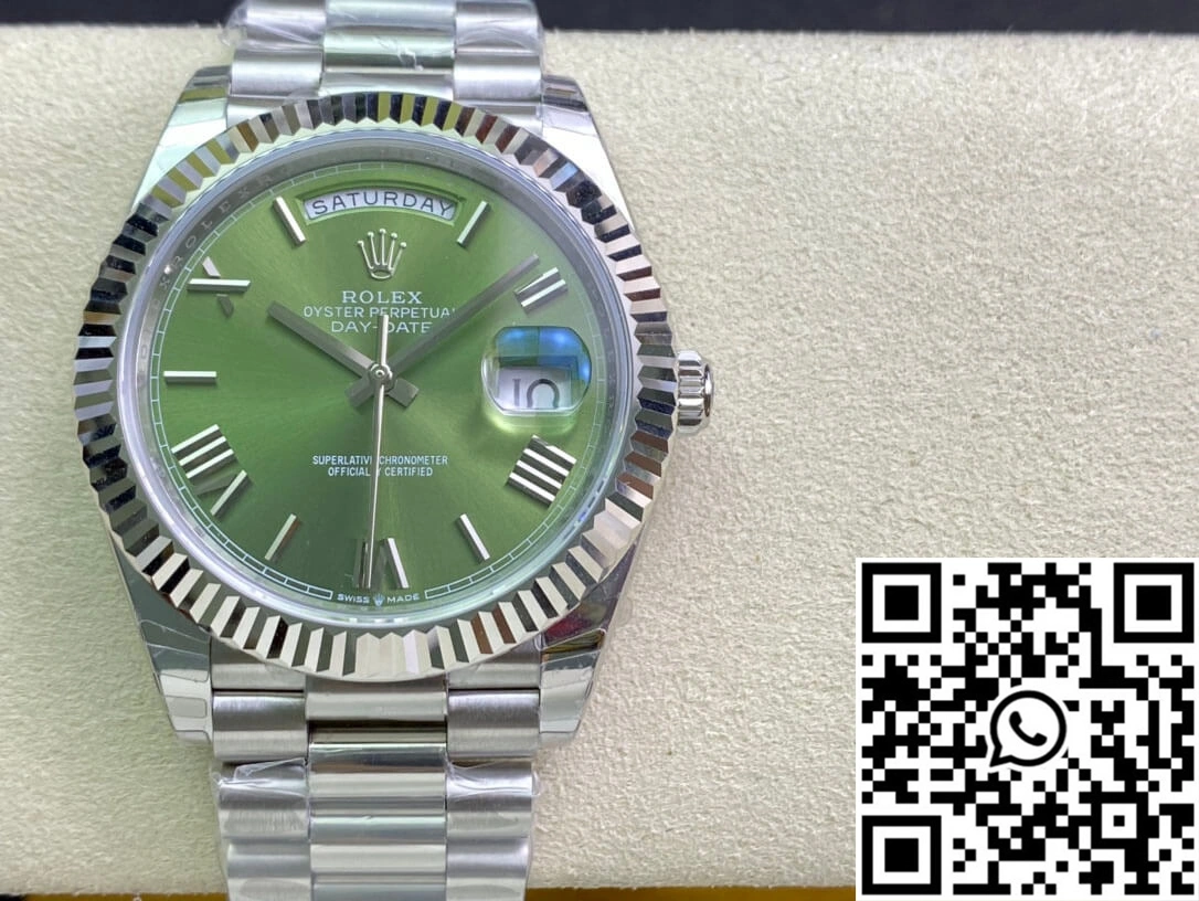 Rolex Day Date M228239-0033 EW Factory Olive Green Dial Contemporary 982