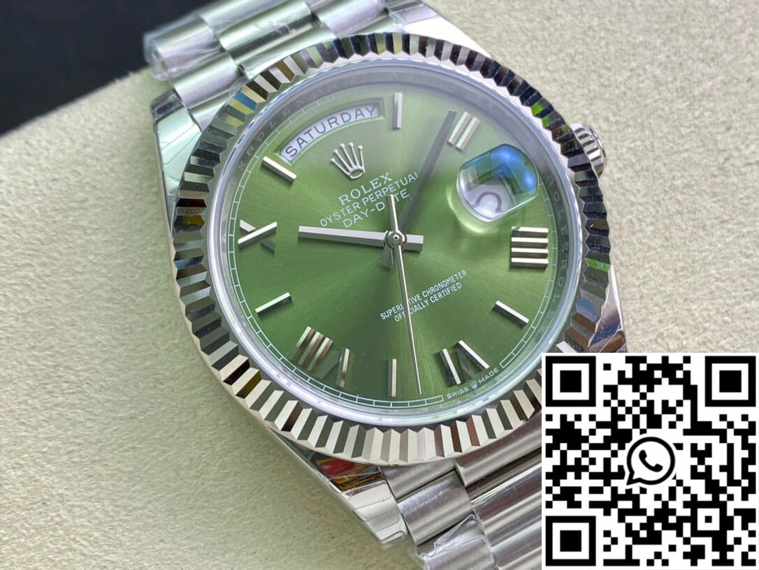 Rolex Day Date M228239-0033 EW Factory Olive Green Dial Contemporary 982
