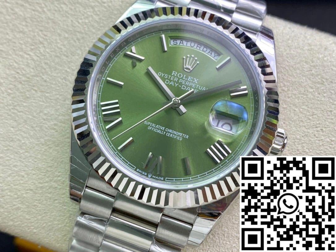 Rolex Day Date M228239-0033 EW Factory Olive Green Dial Contemporary 982