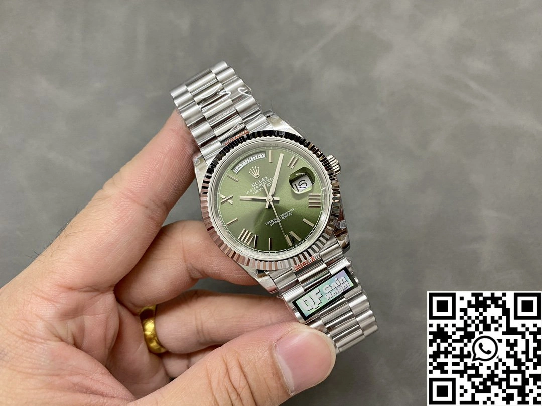 Rolex Day Date M228239-0033 QF Factory v5 Tungsten Steel Green Dial EasyMatch 1028