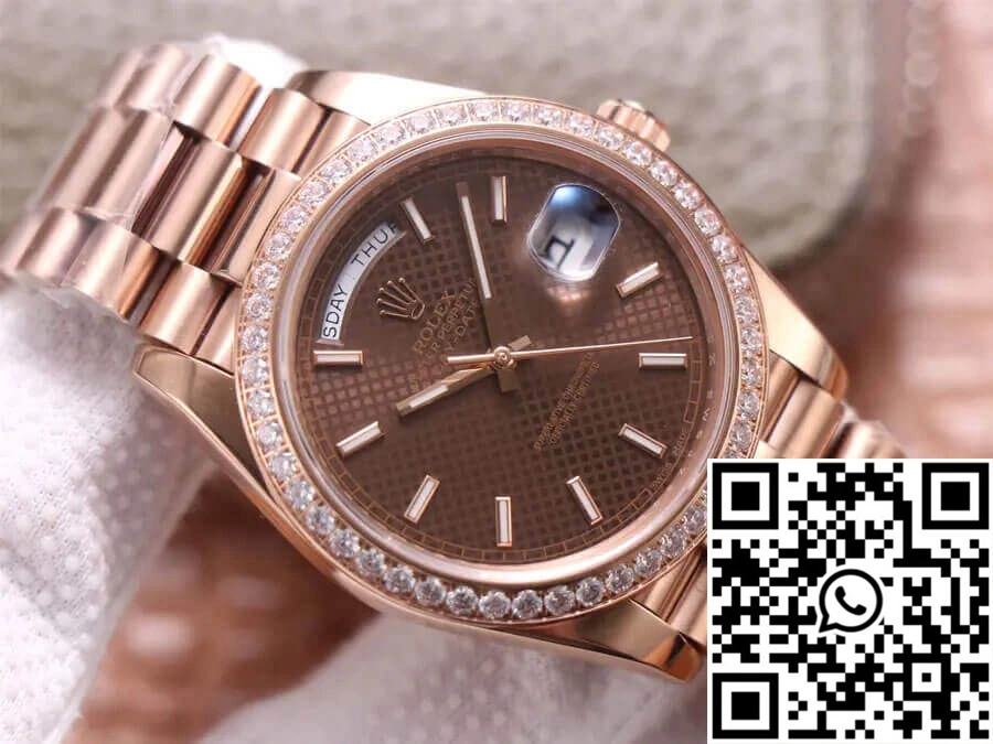 Rolex Day-Date M228345RBR-0005 EW Factory Chocolate Color Dial Original 962