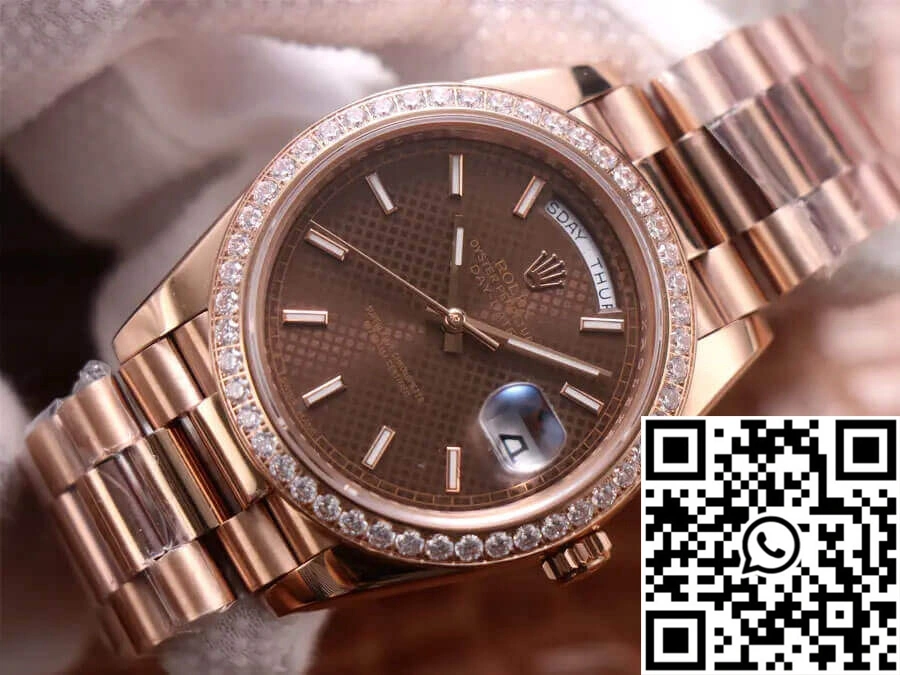 Rolex Day-Date M228345RBR-0005 EW Factory Chocolate Color Dial Original 962