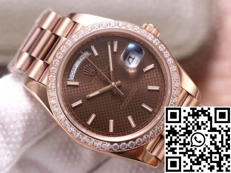 Rolex Day-Date M228345RBR-0005 EW Factory Chocolate Color Dial Original 962