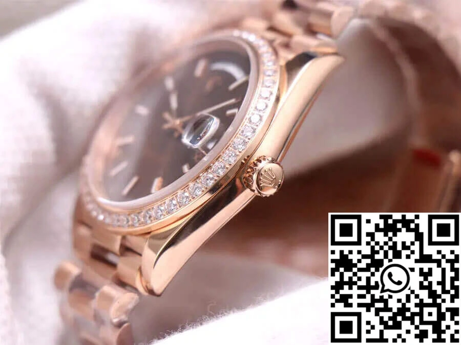 Rolex Day-Date M228345RBR-0005 EW Factory Chocolate Color Dial Original 962