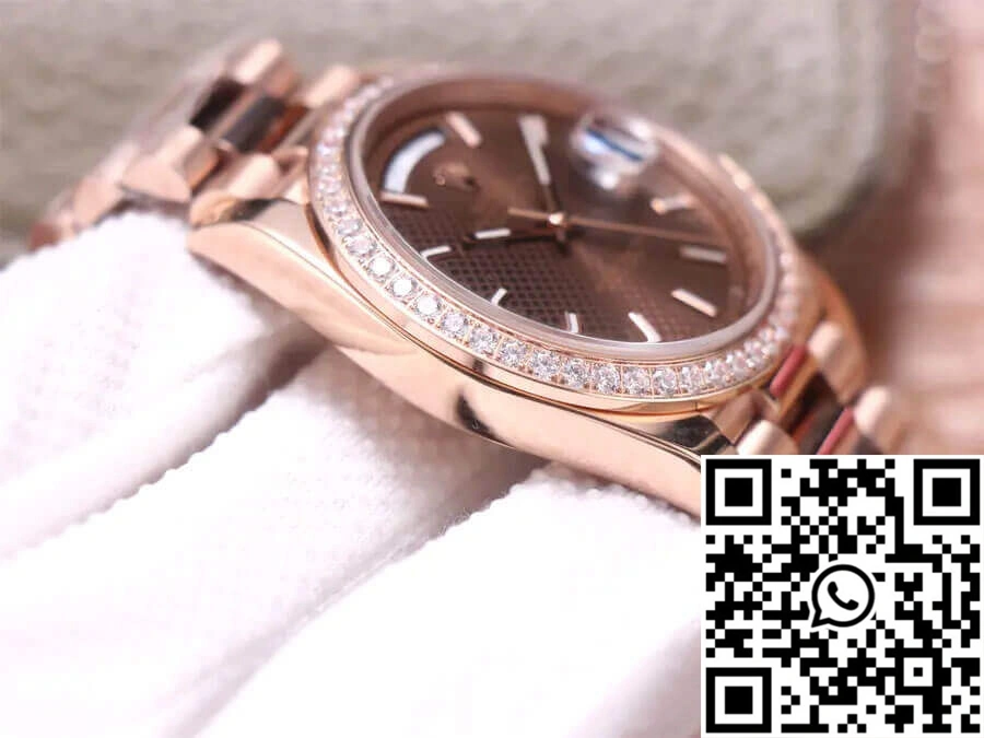 Rolex Day-Date M228345RBR-0005 EW Factory Chocolate Color Dial Original 962