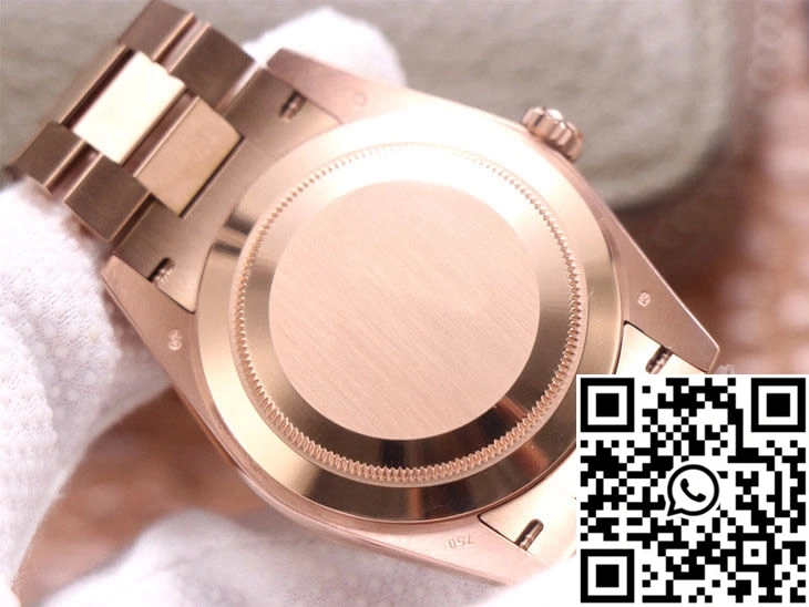 Unique Rolex Day-Date M228345RBR-0006 EW Factory Diamond Chocolate Color Dial 974