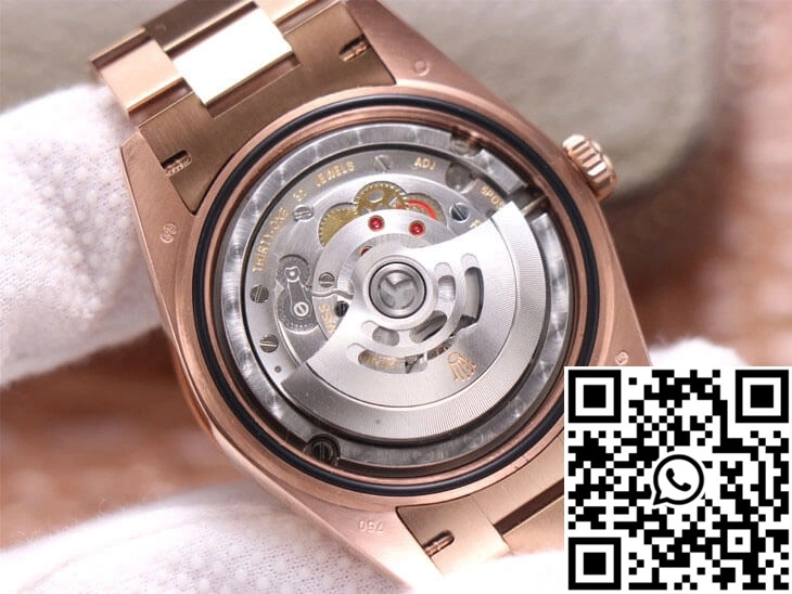 Unique Rolex Day-Date M228345RBR-0006 EW Factory Diamond Chocolate Color Dial 974