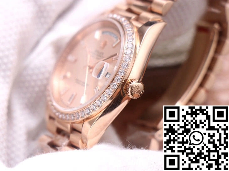 WeatherProof Rolex Day-Date M228345RBR-0007 EW Factory Diamond Sundust Dial 1030