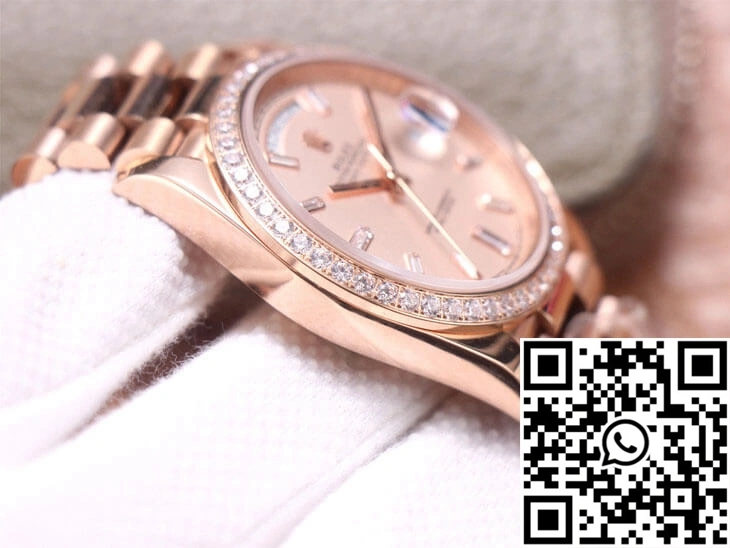WeatherProof Rolex Day-Date M228345RBR-0007 EW Factory Diamond Sundust Dial 1030