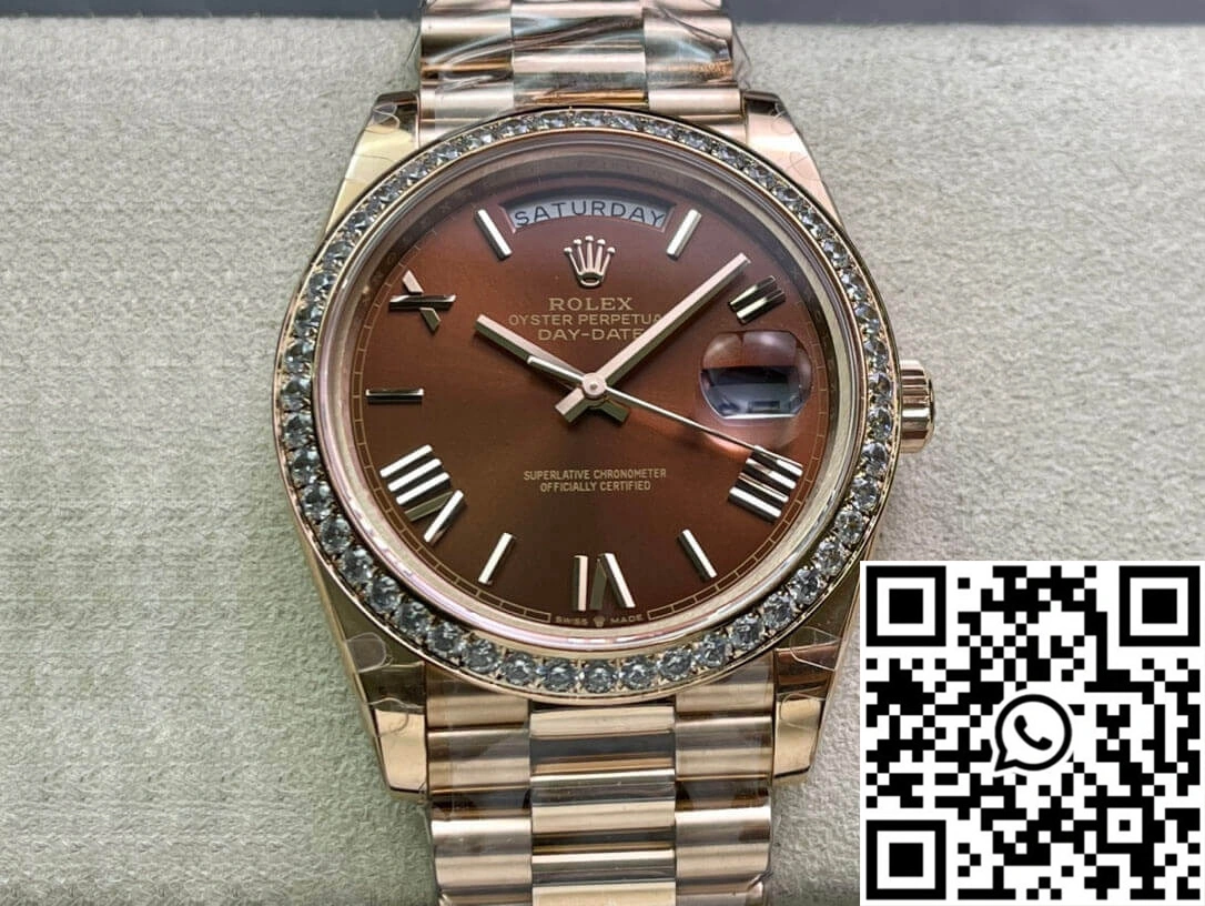Rolex Day Date M228345RBR-0009 EW Factory Rose Gold EyeCatching 1020