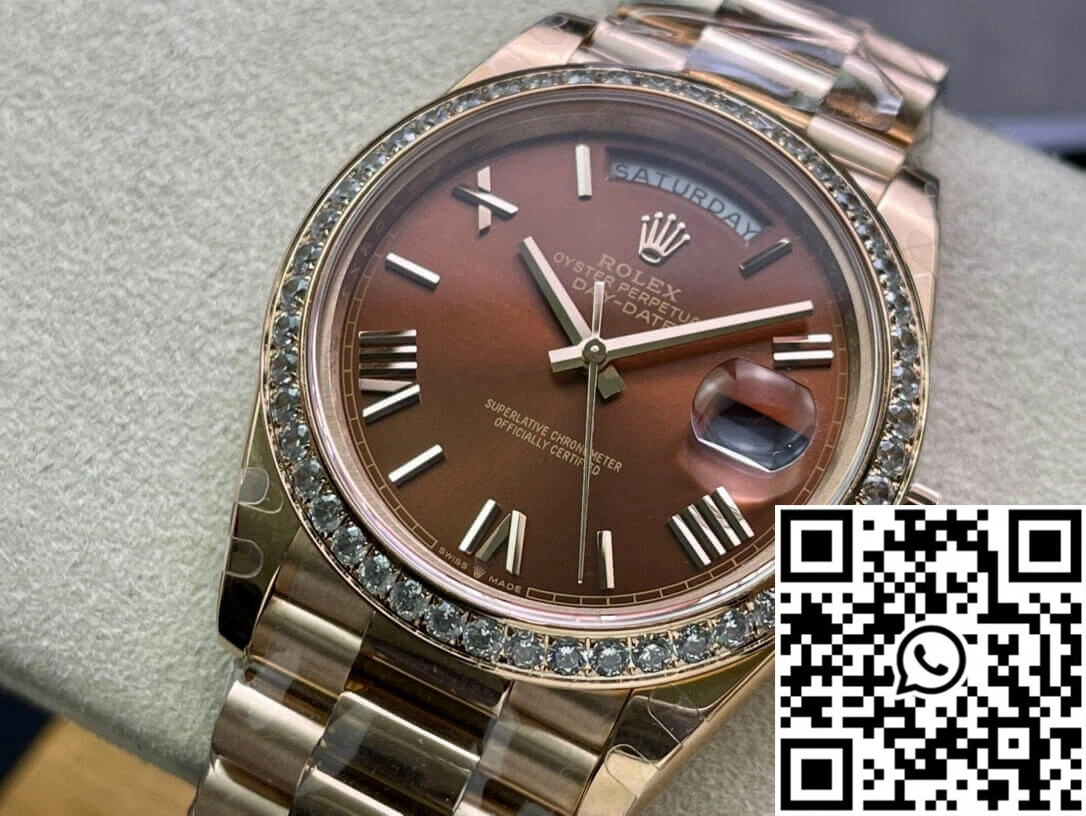 Rolex Day Date M228345RBR-0009 EW Factory Rose Gold EyeCatching 1020