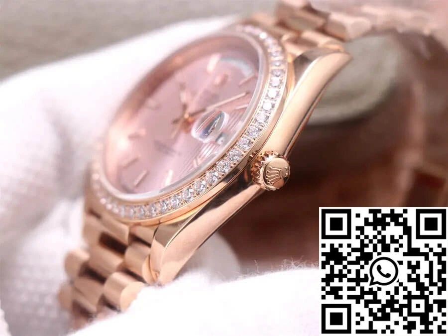 MoistureWicking Rolex Day Date M228345RBR-0010 EW Factory Rose Gold 1016