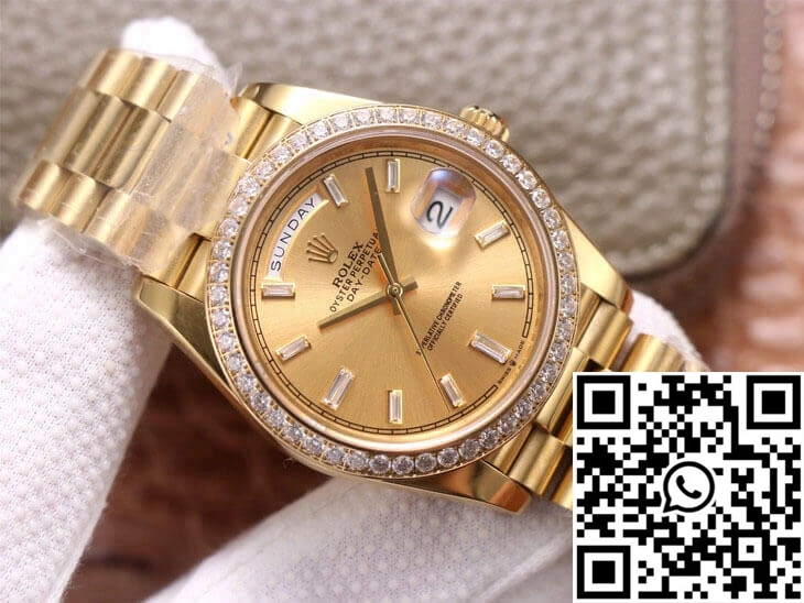 Rolex Day Date M228348RBR-0002 EW Factory 18ct Gold Effortless 989