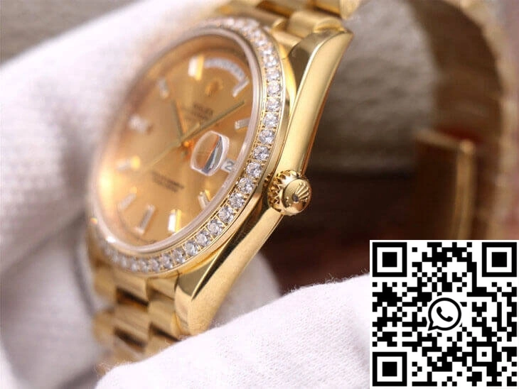 Rolex Day Date M228348RBR-0002 EW Factory 18ct Gold Effortless 989