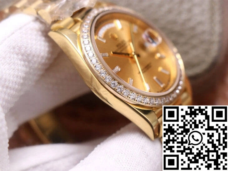 Rolex Day Date M228348RBR-0002 EW Factory 18ct Gold Effortless 989