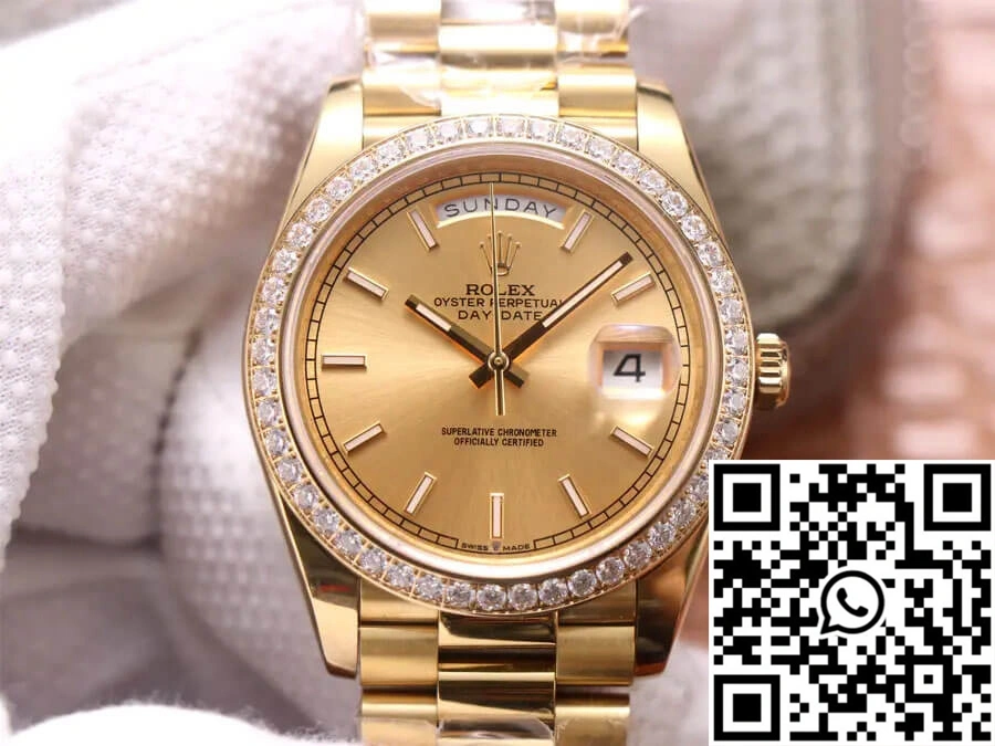 Rolex Day-Date M228348RBR-0008 EW Factory Champagne Dial Affordable 991