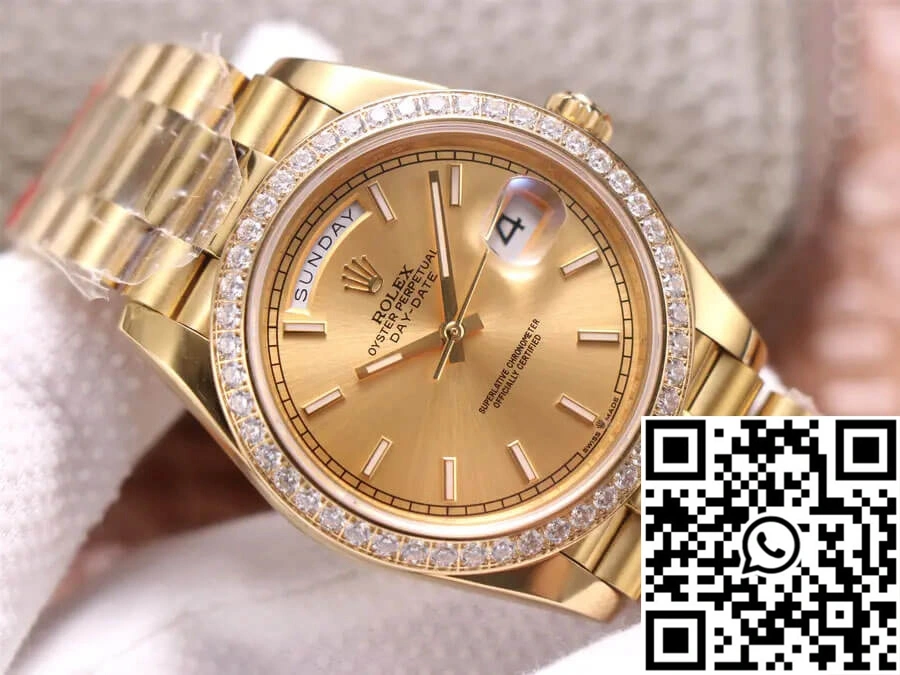 Rolex Day-Date M228348RBR-0008 EW Factory Champagne Dial Affordable 991