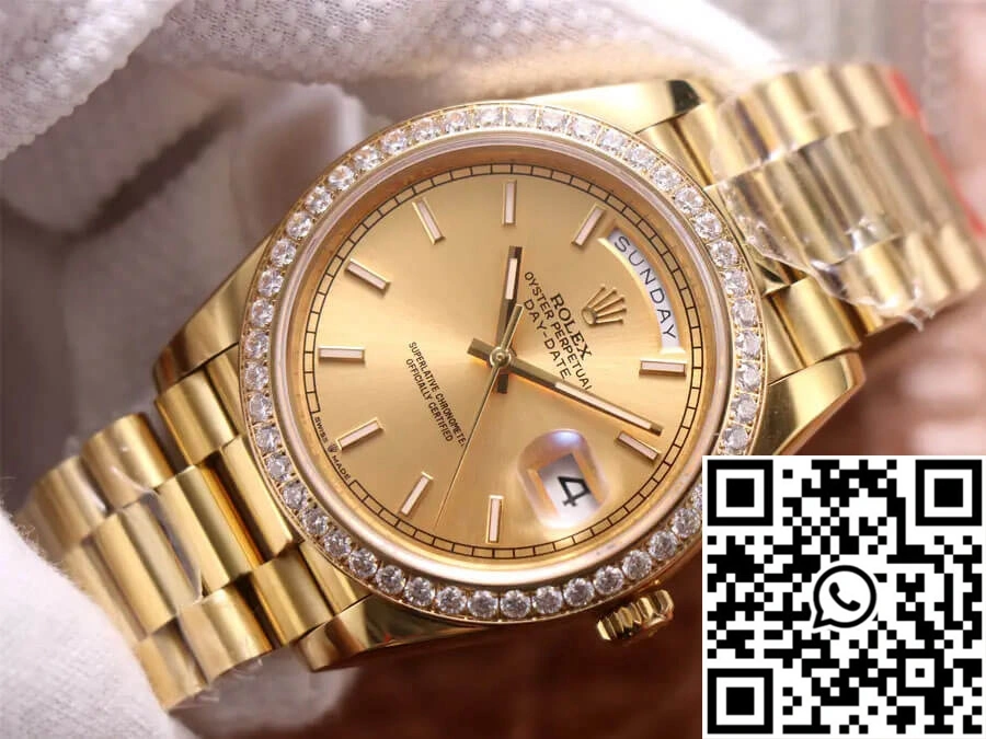 Rolex Day-Date M228348RBR-0008 EW Factory Champagne Dial Affordable 991