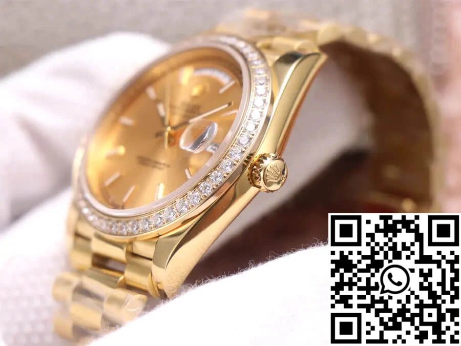 Rolex Day-Date M228348RBR-0008 EW Factory Champagne Dial Affordable 991