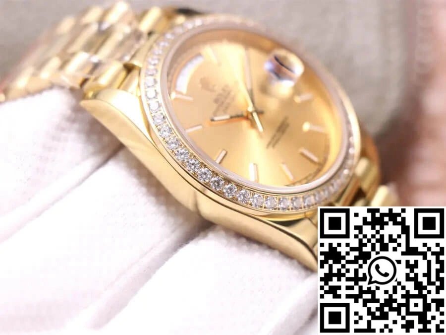 Rolex Day-Date M228348RBR-0008 EW Factory Champagne Dial Affordable 991