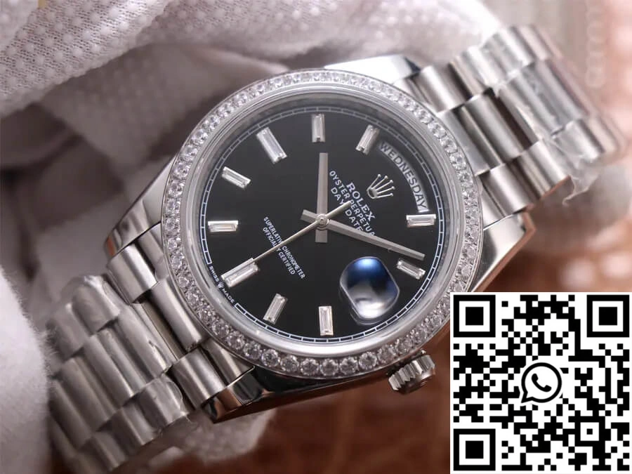 Breathable Rolex Day Date M228349RBR-0003 EW Factory Diamond Dial 954