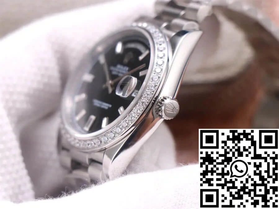 Breathable Rolex Day Date M228349RBR-0003 EW Factory Diamond Dial 954