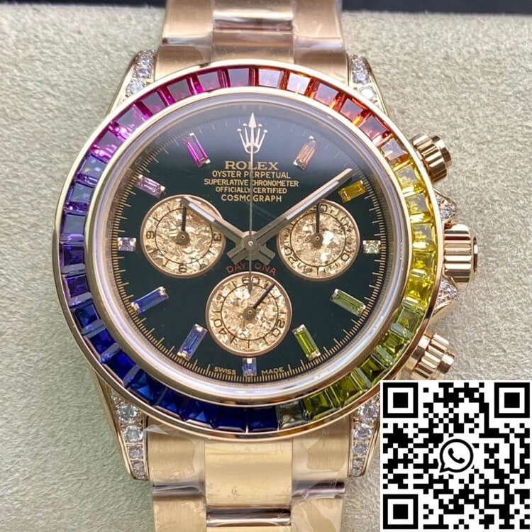 WellDesigned Rolex Daytona 116595 RBOW TW Factory Rose Gold 1081