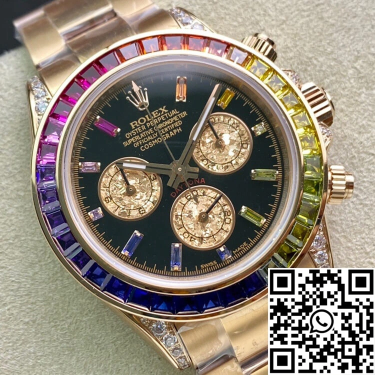 WellDesigned Rolex Daytona 116595 RBOW TW Factory Rose Gold 1081