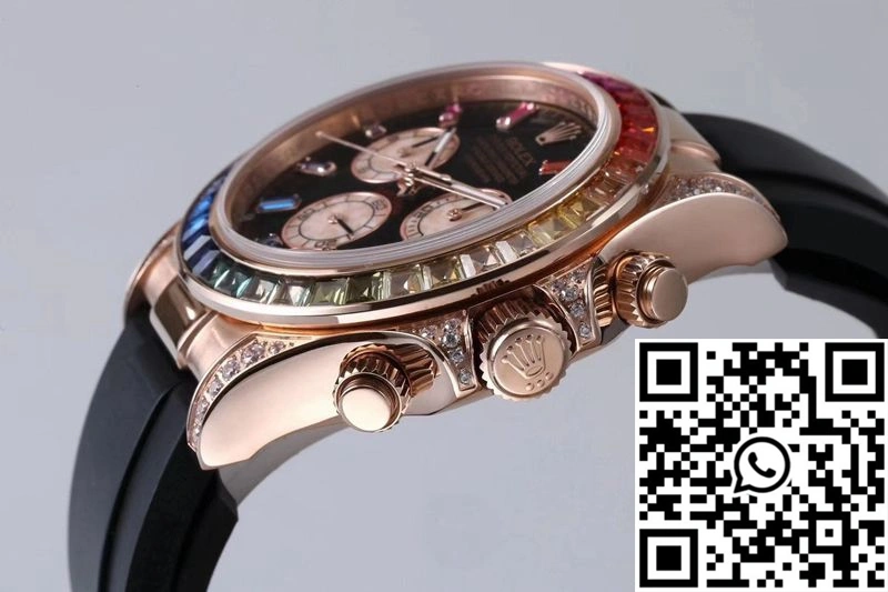 Youthful Rolex Daytona 116595RBOW BL Factory Rose Gold 1038