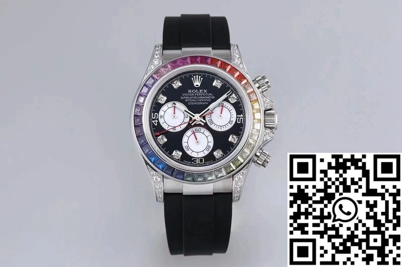 Rolex Daytona 116599RBOW BL Factory Black Dial ComfortFit 1100