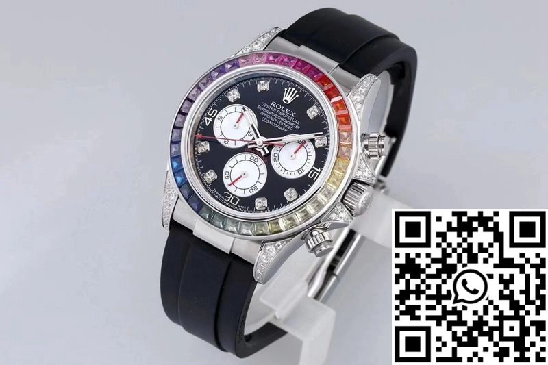 Rolex Daytona 116599RBOW BL Factory Black Dial ComfortFit 1100