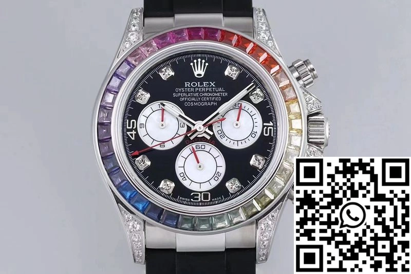 Rolex Daytona 116599RBOW BL Factory Black Dial ComfortFit 1100
