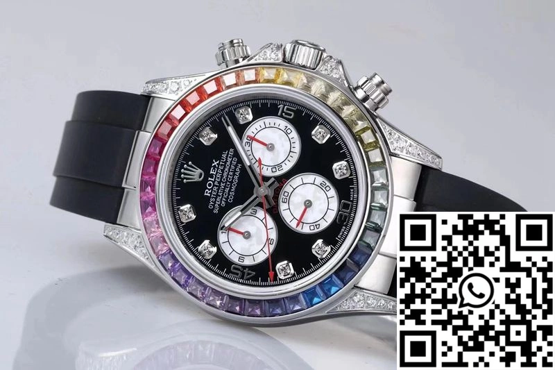 Rolex Daytona 116599RBOW BL Factory Black Dial ComfortFit 1100