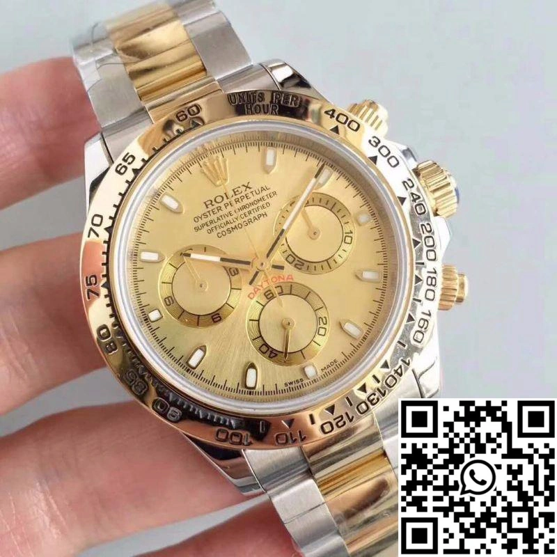 Affordable Rolex Daytona Cosmograph 116503 3A Factory 18K Yellow Gold Wrapped Gold Dial 1066