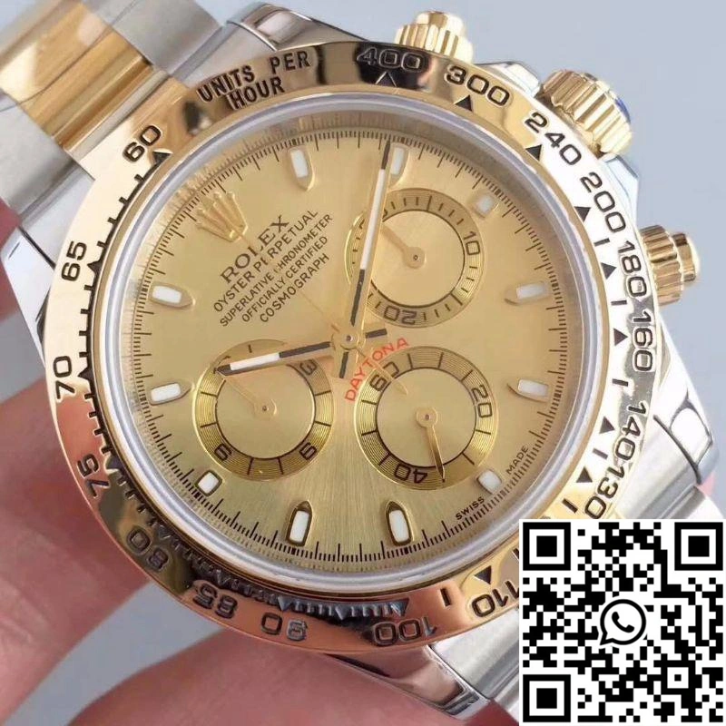 Affordable Rolex Daytona Cosmograph 116503 3A Factory 18K Yellow Gold Wrapped Gold Dial 1066