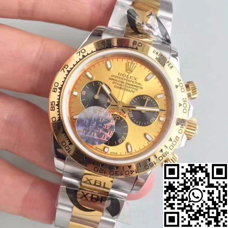 Rolex Daytona Cosmograph 116503 JF Factory Yellow Gold Dial WrinkleFree 1080