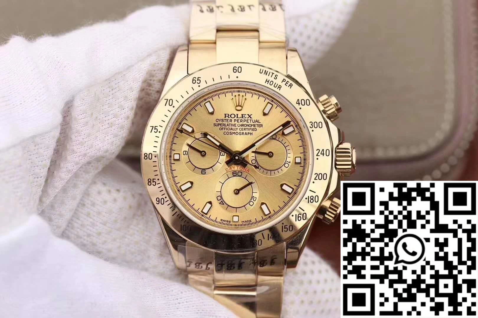 RelaxedFit Rolex Daytona Cosmograph 116503 JH Factory Gold Dial 1057