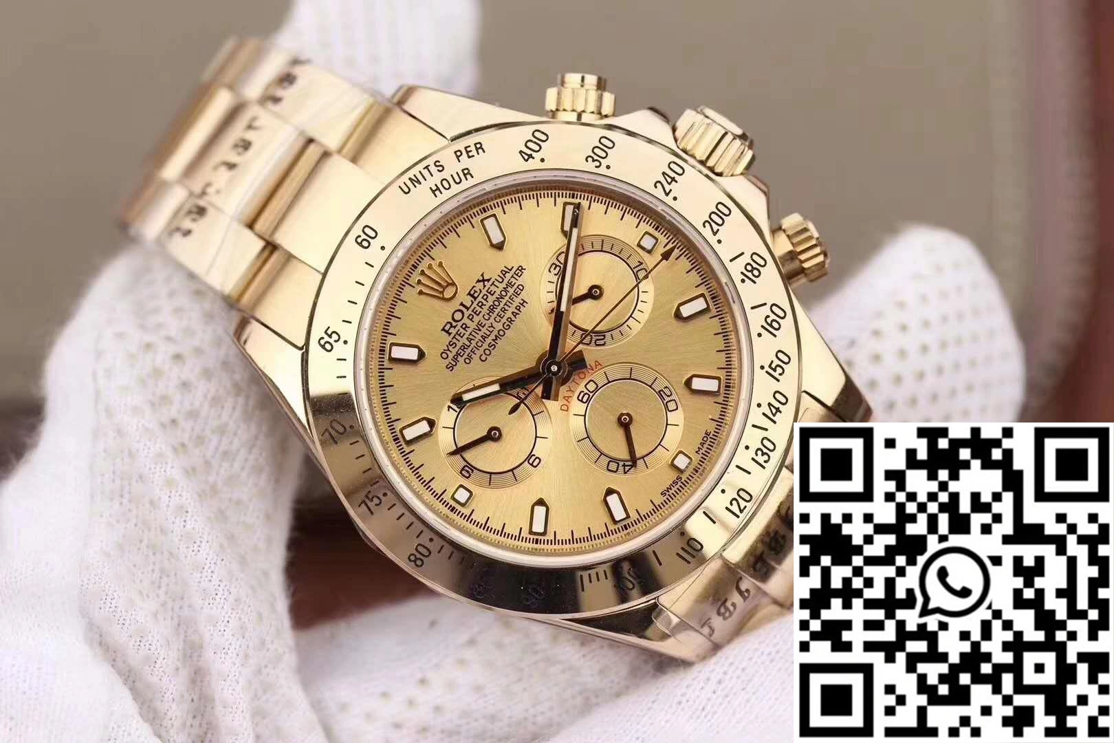 RelaxedFit Rolex Daytona Cosmograph 116503 JH Factory Gold Dial 1057