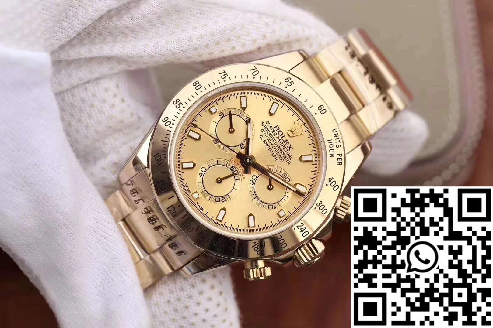 RelaxedFit Rolex Daytona Cosmograph 116503 JH Factory Gold Dial 1057