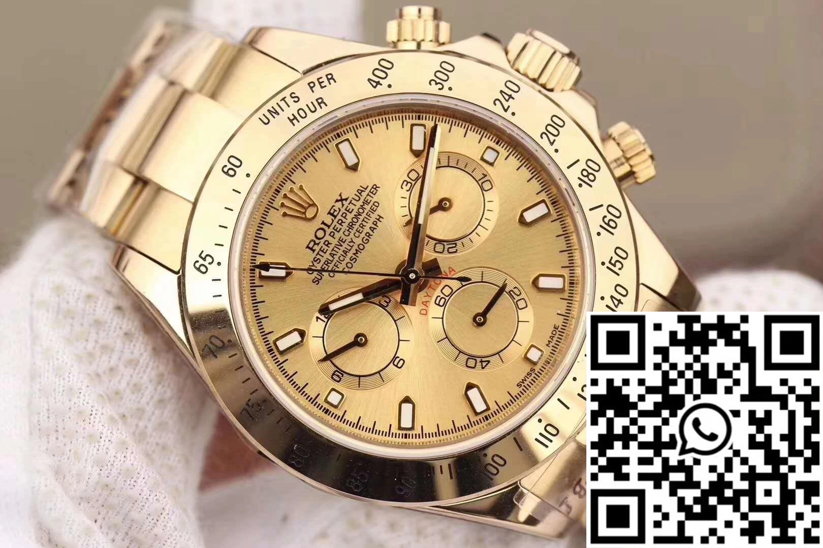 RelaxedFit Rolex Daytona Cosmograph 116503 JH Factory Gold Dial 1057