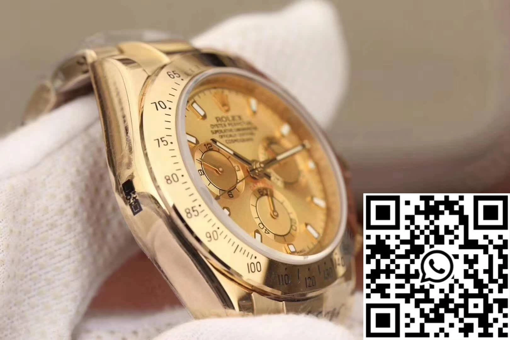 RelaxedFit Rolex Daytona Cosmograph 116503 JH Factory Gold Dial 1057