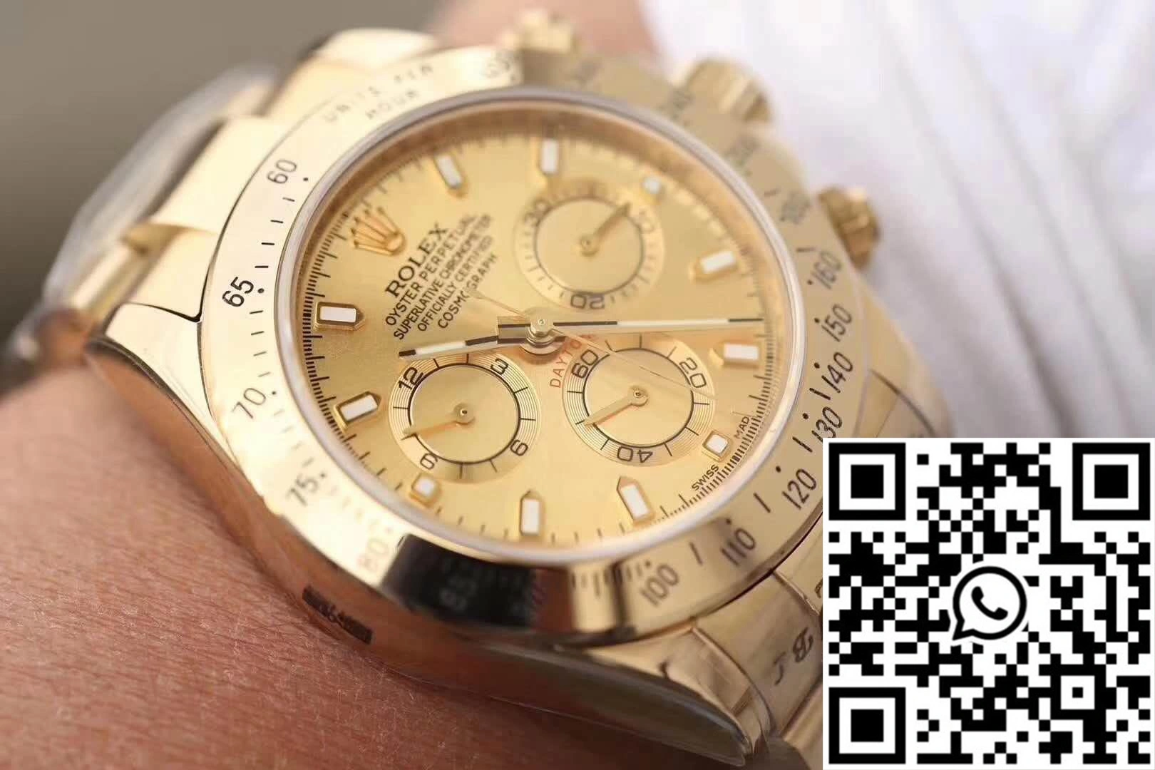 RelaxedFit Rolex Daytona Cosmograph 116503 JH Factory Gold Dial 1057