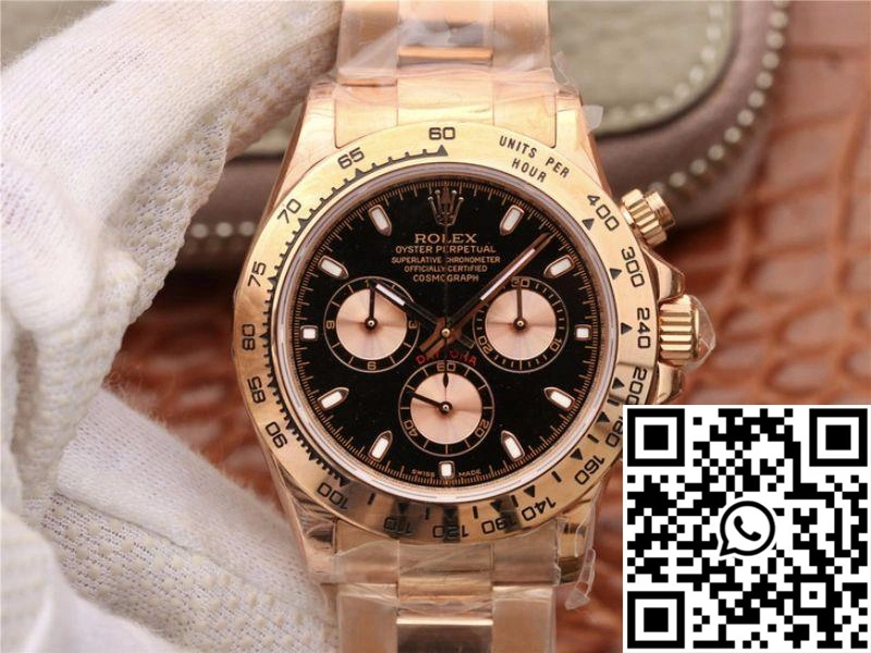 Bold Rolex Daytona Cosmograph 116508-001 JH Factory Black Dial 1131