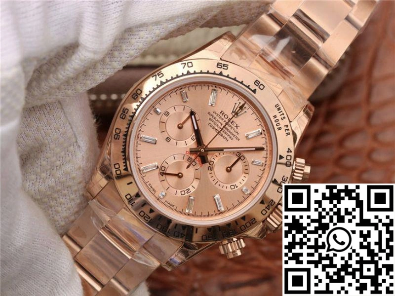 Rolex Daytona Cosmograph 116508 JH Factory Rose Gold Dial Tailored 1078