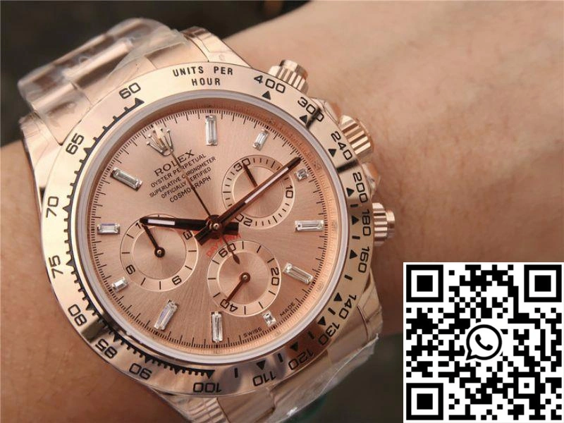 Rolex Daytona Cosmograph 116508 JH Factory Rose Gold Dial Tailored 1078